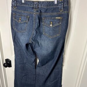 MICHAEL Michael Kors NWOT straight leg sz 10 dark blue wash jeans